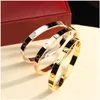 Дизайнерские браслеты Love bangle для женщин и мужчин 4CZ Титановая сталь Роскошные ювелирные изделия Отвертка Браслеты Золото Серебро Браслеты-манжеты с розой с бархатной сумкой