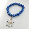 Strand Sigma Gamma Rho lettre grecque perle élastique amitié Bracelet bijoux cadeau