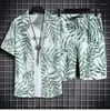 Men's Tracksuits Evening Outfit For Men 2 Piece Set Quick Dry Hawaiian Shirt And Shorts Fashion Clothing Printing Casual Outfits Summer