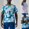 Herren-T-Shirts, Sommer-T-Shirt mit Batik-Speckle-Design, entspannt, lässig, modisch, große kurze Ärmel