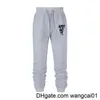 Wangcai01men's Pants пробегает дизайнерские бренды мужские брюки, напечатанные 2022 Men Fitnes