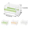 Present Wrap Transparent Tape Dispenser Cutter Synlig skrivbord Multi Masking Roll Holder Stationery Fick för DIY Office