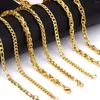 Chains ASON Necklace Chain Stainless Steel Gold Color Pendant For Jewelry Making Bulk Women Men Choker Accessories Christmas