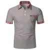 T-shirts pour hommes Été Casual Homme Polo à manches courtes Revers Chemise de mode minimaliste Hommes Vêtements Bureau Top 230419