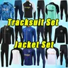 Uzun Kollu 23 24 Enzo Fernandez Mudryk Futbol Trailsuits Sterling Cucurella Havertz 2023 2024 Pulisic Koulibaly Eğitim Takımı Set Ceket Hoodies