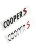 Para mini cooper s tronco traseiro letras fonte logotipo emblema adesivo auto bagageira coopers placa de identificação decalques decorativos acessórios 8283031