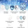 Party Decoration Ice Snowflake Theme Balloon Garland Arch Birthday Kids Romance Girl Princess Girls Baby Shower Decorations DIY