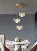 Lampy wiszące nowoczesne proste motyle LED LED BADY SYPIALNE