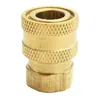 بنادق الرش الاحترافية Waerta 1/4 "Foam Lance Quick Connector Brass Pipe Tiptings High Pressure Gasher