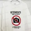 Men's T-Shirts High Quality T-Shirt Men Women 1 1 Oversized NO SOCIAL MEDIA THANK YOU T Shirt Tops Tee VTM T230419