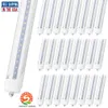 Safe T8 LED Light Tube FA8 AC100-305V 8ft blanc chaud 3000K T8 tube SMD2835 haute lumens LED ampoule fluorescente magasin lumière garage meubles marché