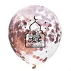 Party Decoration 12Inches Balloons Eid Mubarak Round Ramadan Latex Balloon Supplies Clear Mubaraks Moon Star Castle Sequins Of 0 75F Dhifs