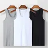 Herentanktops heren ondergoed top mannen hoogwaardige bodybuilding singlet mouwloze slanke fit vest stevige kleur onderhemd