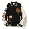 Designer Mens Jackets Casa da moda Outerwear STS CO BR ED Dries Multi Label Bordered Animal emblem