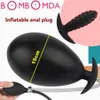 Jouets anaux Plug gonflable bout à bout extensible avec pompe dilatateur masseur produits pour adultes Silicone sexe pour femmes hommes 230419