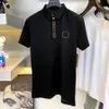Designer Herren Poloshirt Sommermode Polos Lässige lose T-Shirts Klassische Buchstaben Polos Stilvolle Stickerei Business Kurzarm