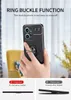 360-Grad-Metall-Fingerringhalterung Autohalterung für One Plus 11 ACE2 11R Xiaomi 13 Ultra 12C K60 K60E Redmi Note 12 4G TURBO A1 Plus Soft TPU Gel Phone Back Cover Skin