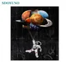 Картины SDOYUNO 60x75 см, картина по номерам, космический астронавт, сделай сам, фотографии для взрослых, безрамные цифровые изображения на холсте, подарок1547806