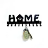 Hooks Rails nyckelhållare väggmontering vintage nycklar krok heminredning hängare dekorativ med 6 för ytterdörrkök och homehooks