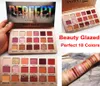 Original Beauty Glazed Eye Shadow Palette Perfect 18 Colors Makeup Eyeshadow Ultra Shimmer mycket pigmenterad ögonskugga naken Pro Eye7193527