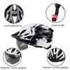 Casques de cyclisme Casque de sécurité cycliste ultraliers Casque de moto extérieur Visor de la lentille amovible Visor Mountain Road Road Bike P230419