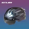 Cycling Helmets GUB K80 Bike Helmet with Visor Magnetic Goggles MTB Road Bicycle Cycling Safety Helmet Integrally-molded 58-62cm for Men Women P230419