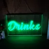 Getränke Buchstaben LED Neon Schild Home Decor Neujahr Wand Hochzeit Schlafzimmer 3D Nachtlicht