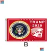 Bannerflaggen Terylen Trump-Flagge Kampagne Digitaldruck Farbecht Langlebig Qualitätsware Sonnenfest Leuchtende Farben Sale 15Cg D2 Drop D Dhrfj