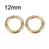 2 pièces/1 paire boucles d'oreilles à Clip en acier inoxydable pour femmes homme Non Piercing rond oreille cercle fausses boucles d'oreilles Punk Simple oreille bijoux boucles d'oreillesClip Earring