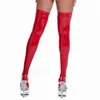 Sexy sokken PVC lederen natte look kousen nachtclub knie hoge damesolie glanzende plus size lingerie latex kousen 230419