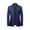 Designer British Style Blazer Plaid vintage Uomo Casual Slimt Stupt Stupy Button Bracker Blazer Plus 3xl