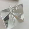 Dingle örhängen kvinnors mode silver färg lava tasslar lång kedja unik charm 2023 trend kvinnliga smycken gåvor