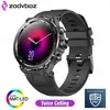 Ny utomhus Smart Watch Men Full Screen Display Voice Calling Health Sport Watch Men's IP67 Waterproof Men Smartwatch för Huawei