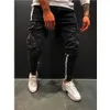 Mens Jeans Denim Pocket Pants Summer Autumn Thin Slim Regular Fit Straight Jeans Elasticity Stretchy Male Blue Black Byxor