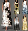 Abiti casual Donna Loose Floral Vintage Hole Ruffles Befree Big Large Dress Large Big Summer Camis Party Eleganti abiti maxi 230419