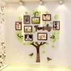 Adesivi murali Albero genealogico 3D Po Frame Soggiorno Camera da letto Decor Decalcomanie Sfondo TV Carta da parati murale