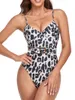 Mulheres de banho feminina 2023 Mulheres de maiô de leopardo One Push Up Up Feminino Sexy Bodysuit Bathers Bating Swimming Swimming Summer Beachwear