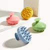 Hair Shampoo Brush Scalp Care Hairs Brushes with Soft Silicone Scalp Massager Customizable printing dh8666