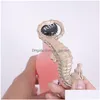 Öppnar Golden Beer Bottle Opener Creative Hippocampus Form Portable Hushållskorgskruv Party Present Kitchen Tool DH DHGARDEN DH85R