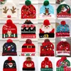 Kapelusze imprezowe 2024 LED Christmas Hat Creative Flashing LED LED KNITED Snowman Winter Warm Color Cap Prezent 231118