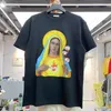 Heren T-shirts Holy Mother Print losse casual ronde nek met korte mouwen T-shirt man T230419