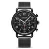 Montres-bracelets MEGIR 2023 montre hommes mode Sport horloge à Quartz hommes montres en cuir affaires étanche Relogio Masculin