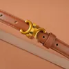 Cline Belt Luxury Fashion Högkvalitativ klassisk ny bälte Kvinnors mångsidiga jeans kostym tunn bälte dekoration liten designkänsla mångsidig