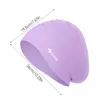 Cuffie da nuoto Donna Cuffia in silicone Silicone per capelli lunghi Trecce e dreadlock Doccia impermeabile bella P230418