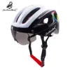 Велосипедные шлемы велосипедный шлем MTB горные велосипеды Мужской ультра -световой шлем с объективом Scohiro Work Goggles езды на шлеме Casco с Casco Ciclismo p230419