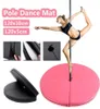120x10cm PU Pole Dance Mat Skidproof Fitness Yoga Mats Watertproof Thicked Round Ficing Folding Safety Gym19029219