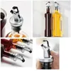 Oil Bottle Stopper Lock Plug Seal Leak-proof Food Grade Rubber Nozzle Sprayer Liquor Dispenser Wine Pourer Kitchen