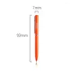 Mini Personalized Rotating Ballpoint Pen Stationery Metal Signature Calligraphy Writing Tool Office School Supplies
