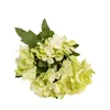 Dekorativa blommor bröllopsdekorationer liten handfull vatten hortensia vindsimulering blommor hem dekoration konstgjord tusensköna