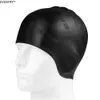 Bonnets de natation Adultes Haute Élastique Bonnets De Natation Hommes Femmes Imperméable Bonnet De Piscine Protéger Les Oreilles Cheveux Longs Grand Chapeau De Plongée En Silicone P230418nice